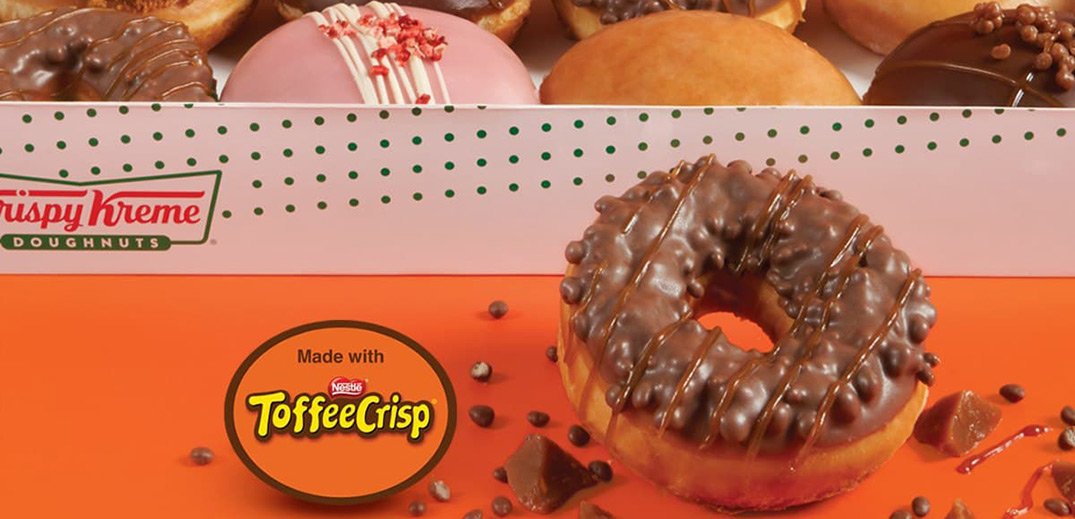 Nestlé and Krispy Kreme team up to create Toffee Krispy